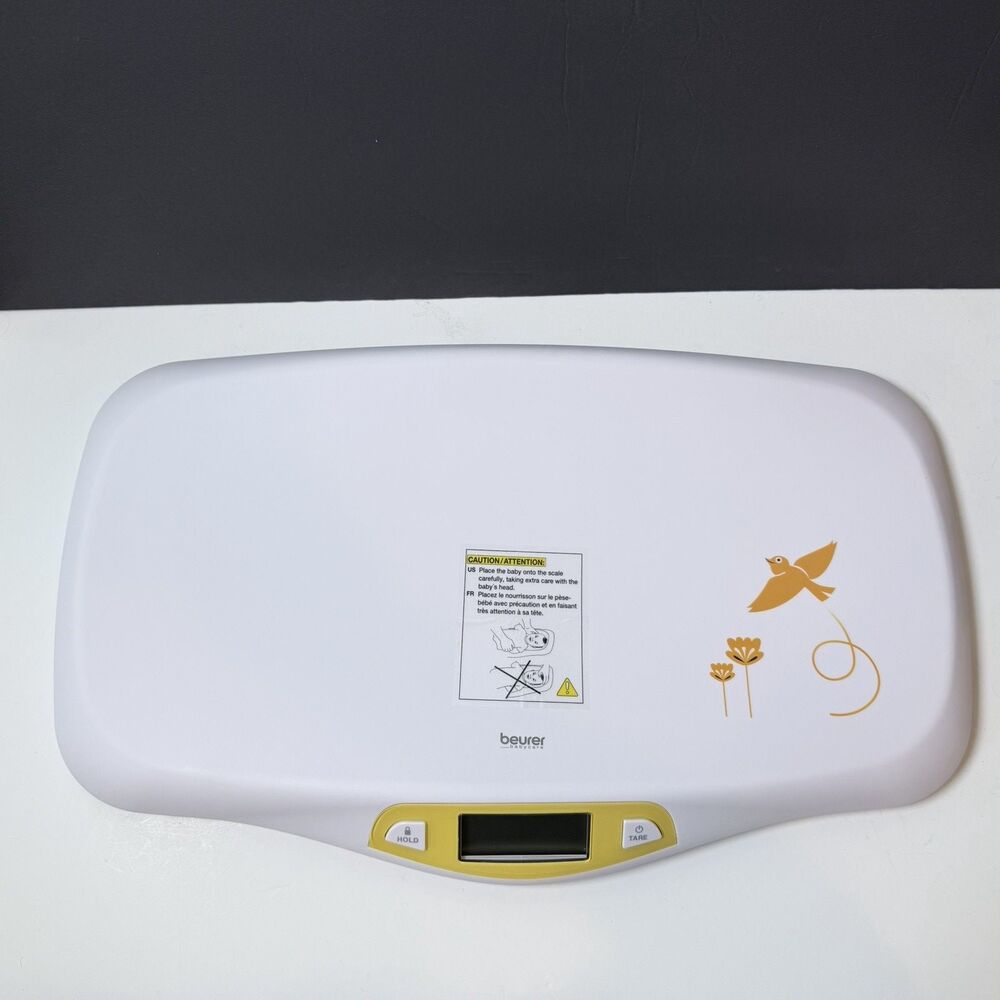 Beurer BY80 Digital Baby Scale, Infant Scale for Weighing in Pounds/Ounces/or KG